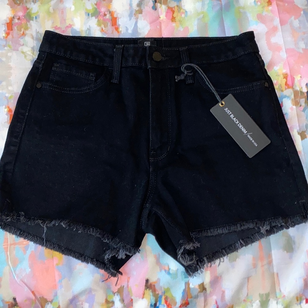 Just Black Jean shorts!